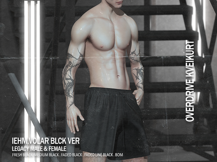 OVERDRIVE KVEIKURT - IEHM.VOLAR HAND TATTOO BLCK VER