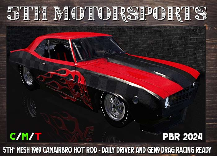 5TH~ 1969 CAMAIRBRO PBR ( GEN9 ) V.5 Daily Driver & Drag Mode 2024 
