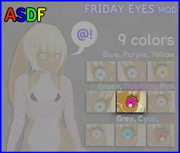 [asdf] Friday Mod for Cherry Head (Hot Pink)