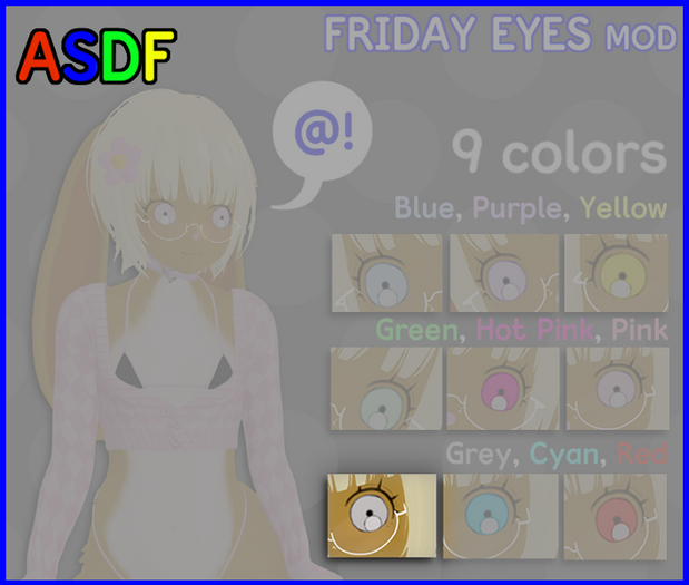 [asdf] Friday Mod for Cherry Head (Grey)