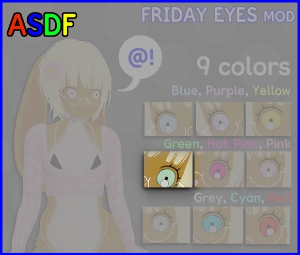 [asdf] Friday Mod for Cherry Head (Green)