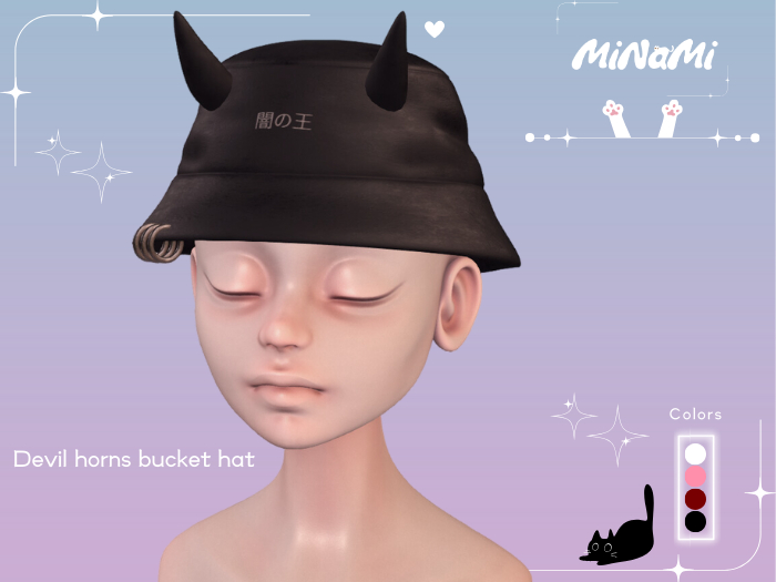 MiNaMi :: Devil Horns Bucket Hat