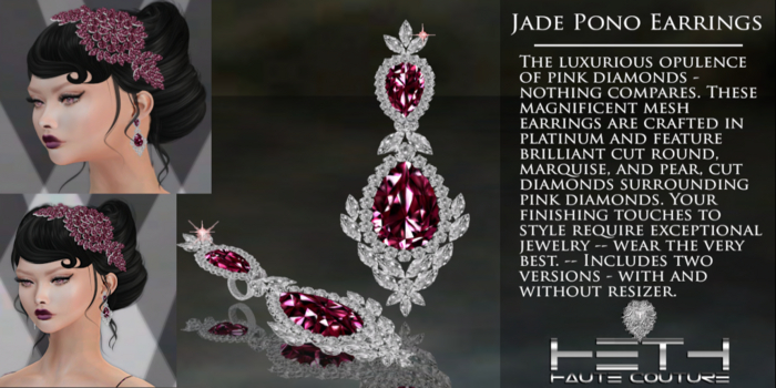 HHC - Jade Pono Earrings (Boxed)