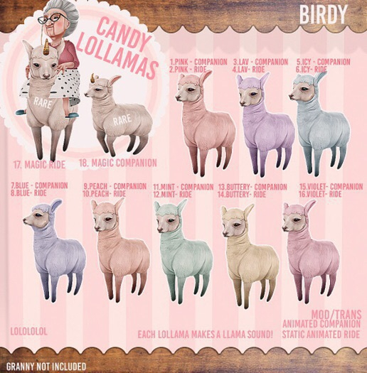 Birdy - Candy LOLlama - Ride - Minty [box] 2