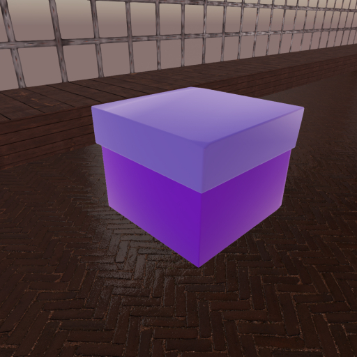 ALIENATED mesh giftbox full permission (PBR)