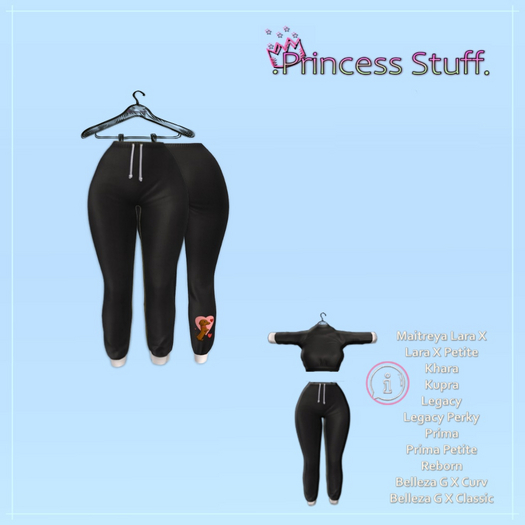 .Princess Stuff. [Puffle Pants] Noir Fancy!