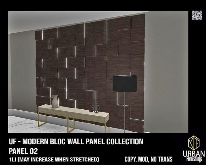 Modern Bloc wall panel collection (Panel-02)