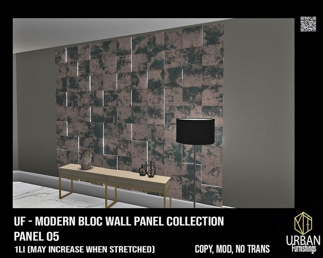 Modern Bloc wall panel collection (Panel-05)