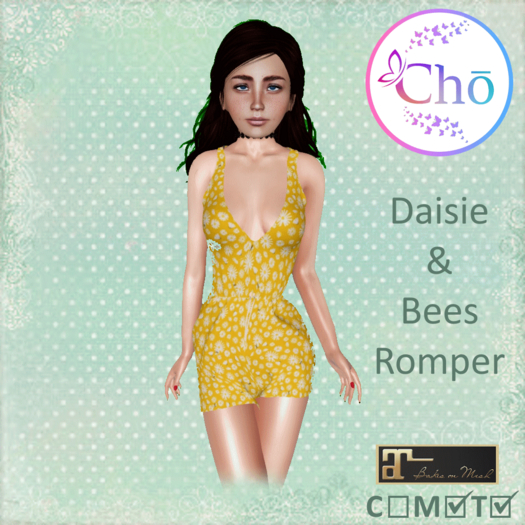 :Cho: Daisies & Bees Romper - Maitreya HUD