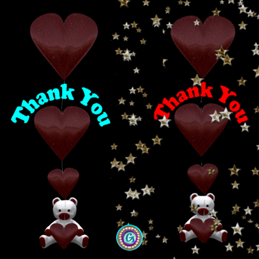 Big Thank You Teddy Bear Balloons Red