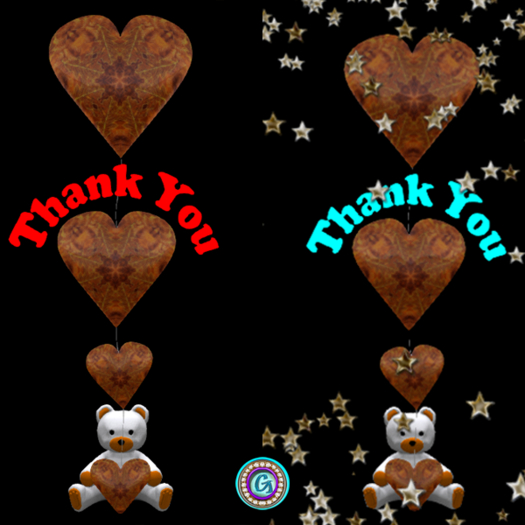 Big Thank You Teddy Bear Balloons Orange