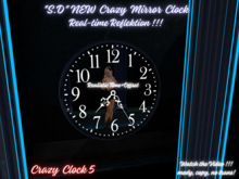 *S.D* NEW Crazy Clock Mirror5/PBR/Reflection/Real-Time copy,mod