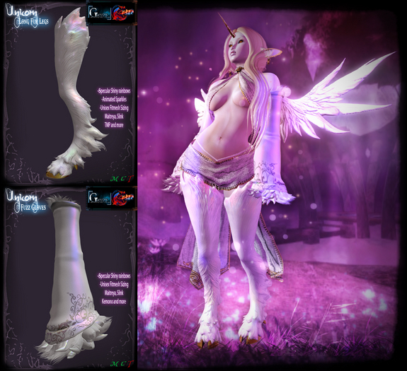 [Gauze&Trap] Fuzz Gloves: Unicorn ::DEMO::
