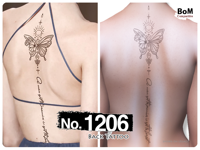 (Back Tattoo) No.1206