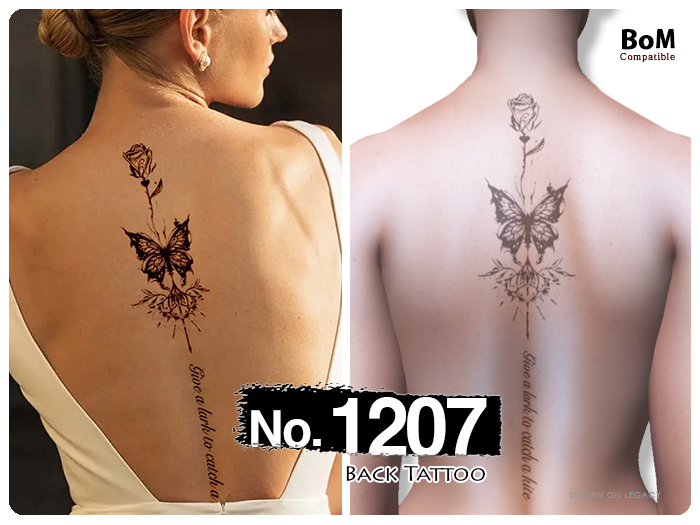 (Back Tattoo) No.1207