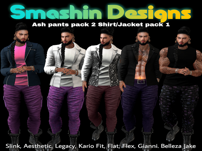 {SD}Ash-Pack 2  pants FATPACK 