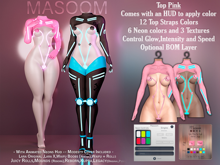 [[ Masoom ]] Cyber Muse Top - Pink