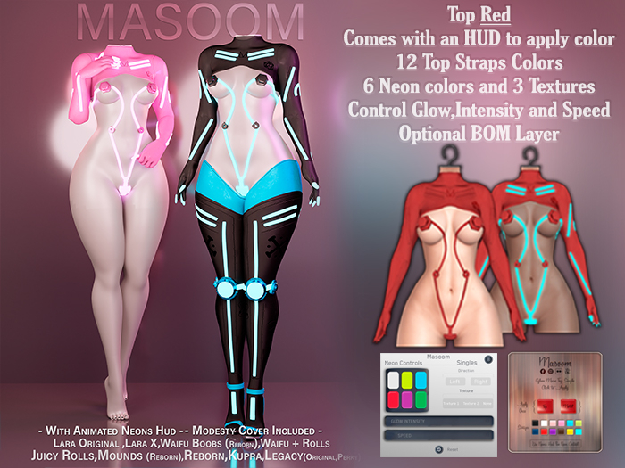 [[ Masoom ]] Top Cyber ​​Muse - Rojo