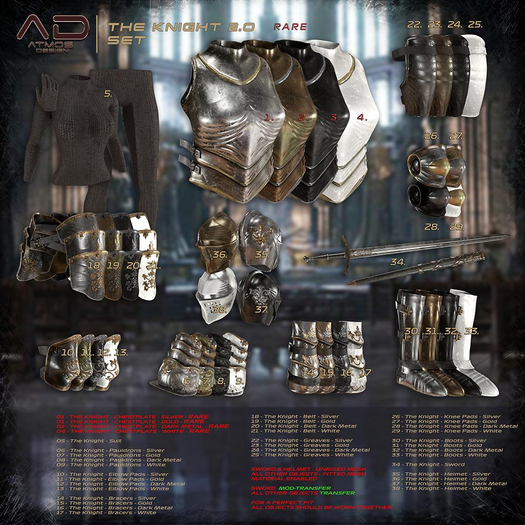[AD] - The Knight SET - FREYA  complete