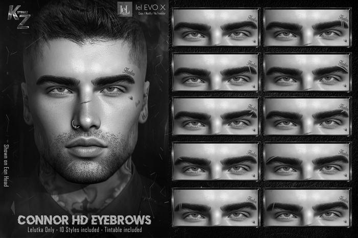 #DEMO KARMAZZ Connor leLUTKA HD Eyebrows - EVO & EVOX