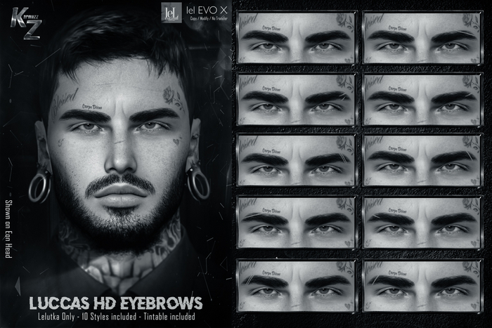 #DEMO KARMAZZ Luccas leLUTKA HD Eyebrows - EVO & EVO