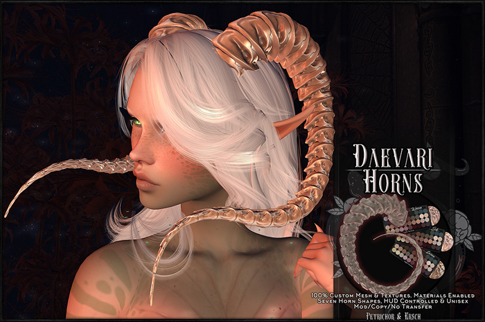 :[P&E]:- Daevari Horns - MEGAPACK