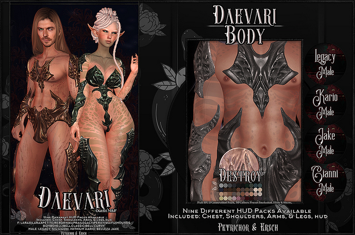 :[P&E]:- Daevari M - Pack - Destroy