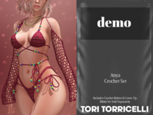 TORI TORRICELLI // Anya Crochet Set // DEMO