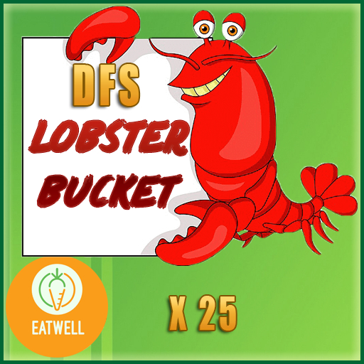 DFS Lobster Bucket x 25 (Boxed) Actual Items