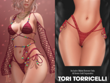 TORI TORRICELLI // Anya Bikini Bottom // Red