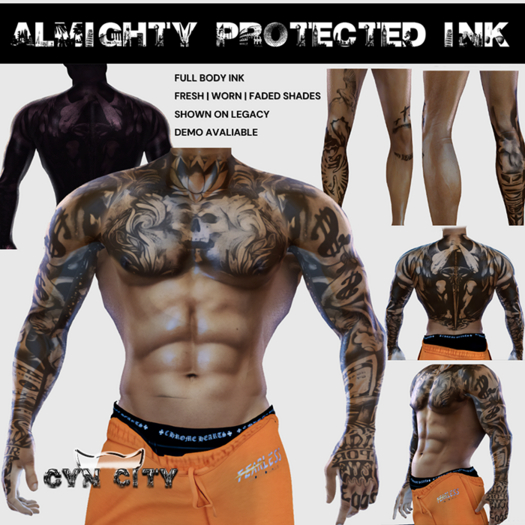 CYN CITY: Almighty Protected Full Body Ink