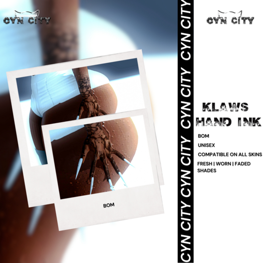 [CYN CITY: Klaws Hand Ink