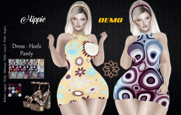 ::FOR YOU:: HIPPIE DRESS & HEELS DEMO (DEMO 5 MIN)