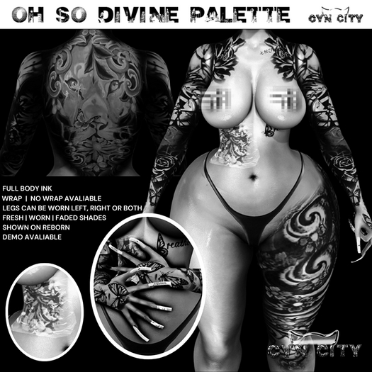 CYN CITY: Oh So Divine Palette Ink DEMO