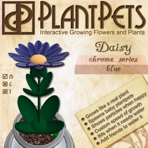PlantPet Seed [Daisy *Chrome Blue*]