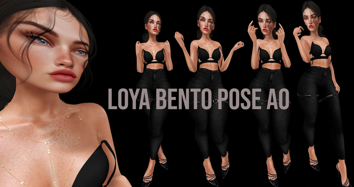Loya bento pose AO- Indigo