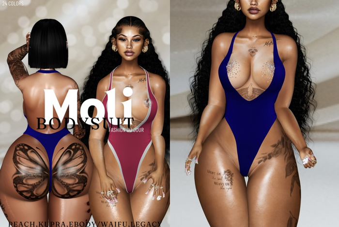 Moil BodySuit- BLUE