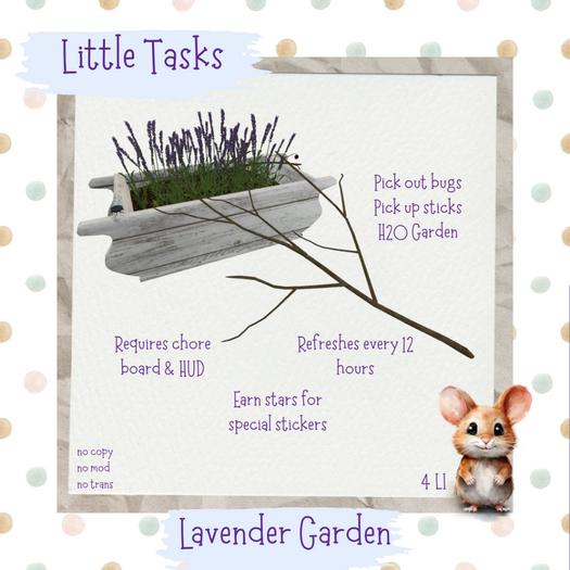 Little Tasks ~ Lavender Garden