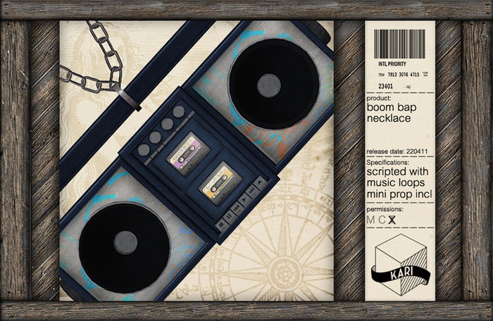 Kari - Boom bap necklace