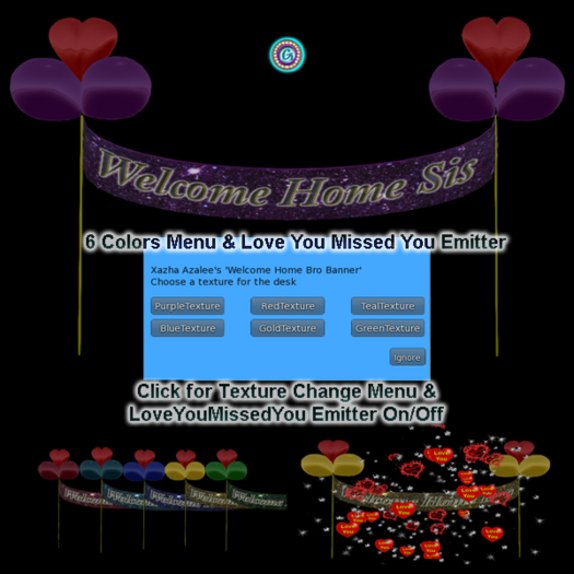 Welcome Home Sis Banner - Love You Missed You