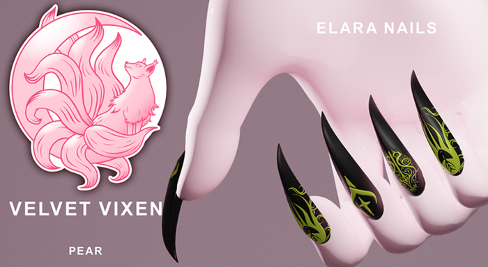 ~Vixen~ Elara Nails - Pear (eBody)