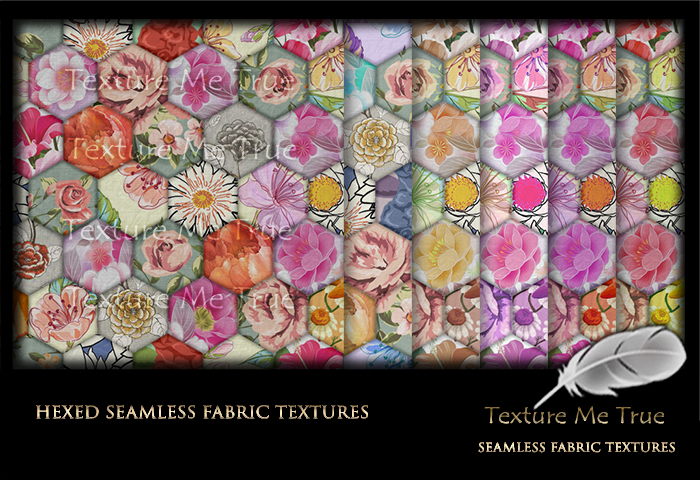 TMT Hexed seamless fabric textures