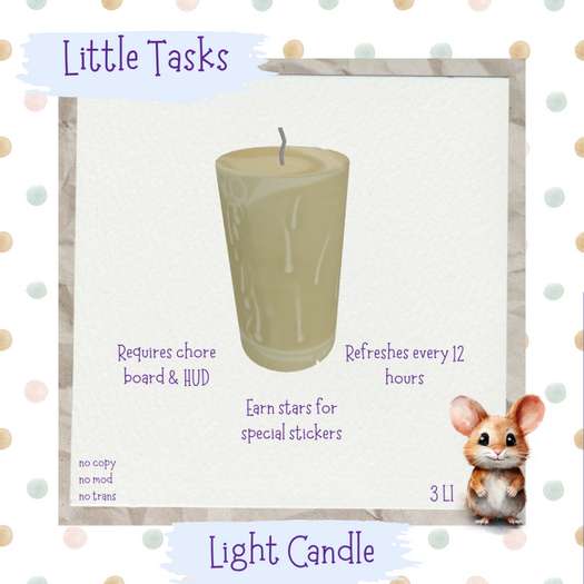 Little Tasks ~ Candle