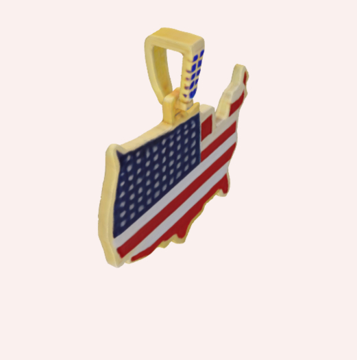 USA Olympic Pendant