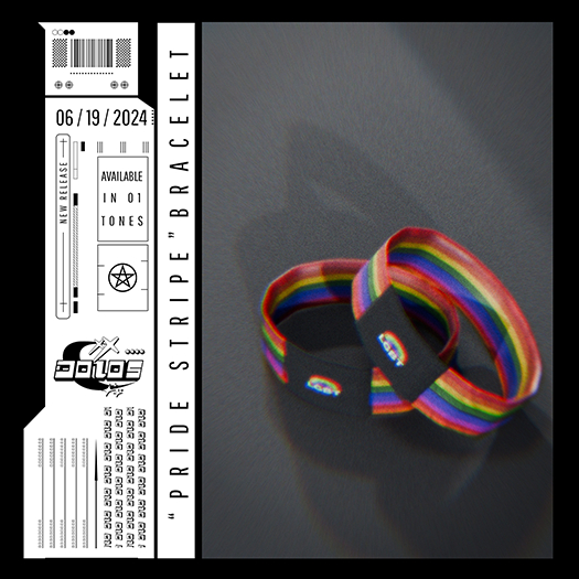 DOLOS_"PRIDE STRIPE_BRACELET FP