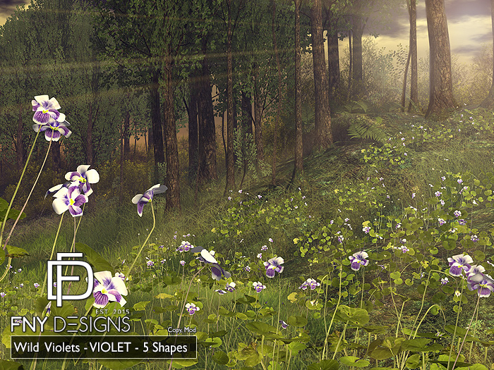 :FNY: Designs - Wild Violets Set - Violet