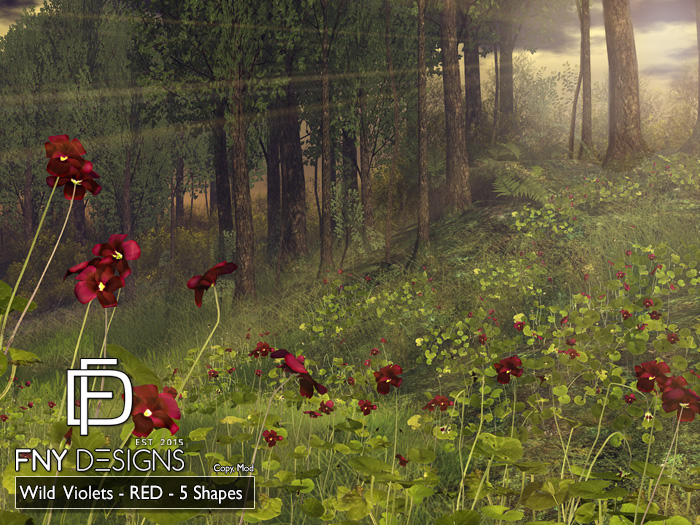 :FNY: Designs - Wild Violets Set - Red