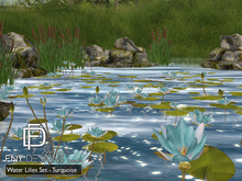 .FNY. Designs - Water Lilies Set TURQUOISE