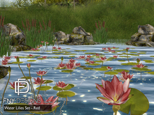 .FNY. Designs - Water Lilies Set RED
