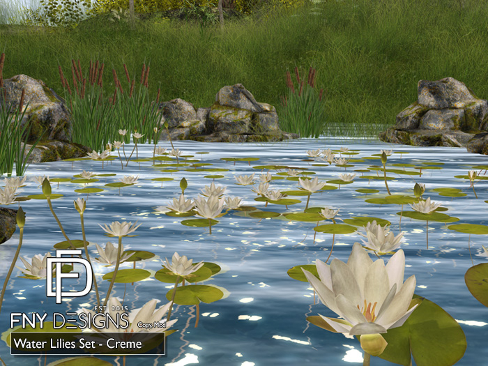 .FNY. Designs - Water Lilies Set CREME